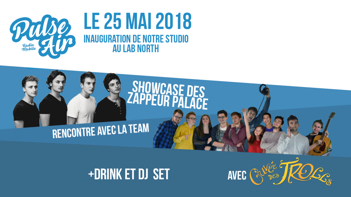 Inauguration de notre studio ce vendredi 25 mai !